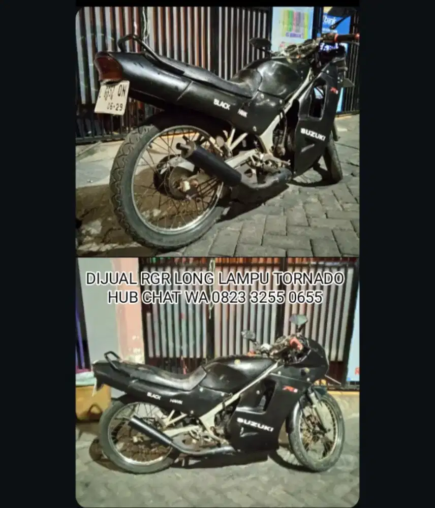 Suzuki RGR 150 long lampu tornado