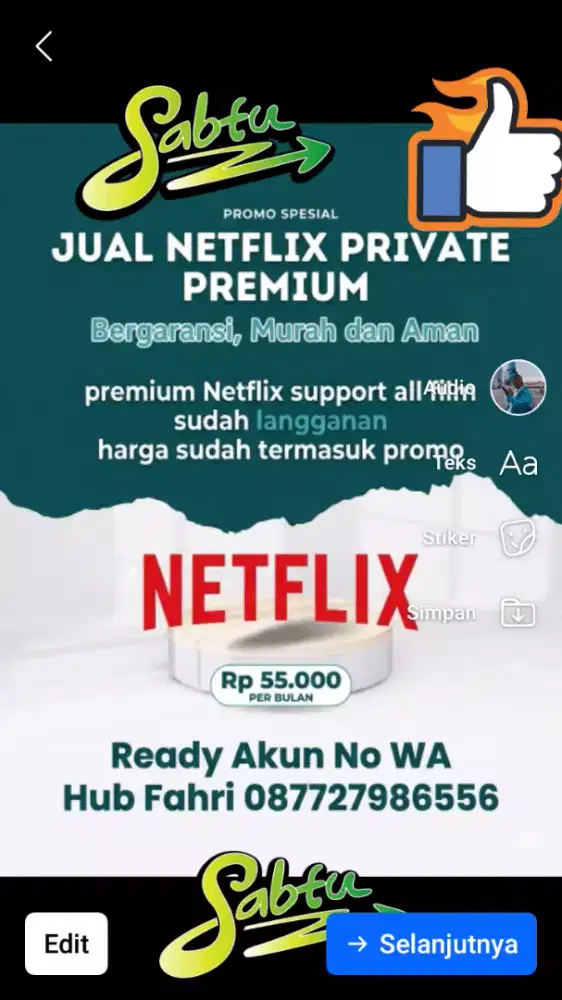 Akun netflix premium suport 4K r