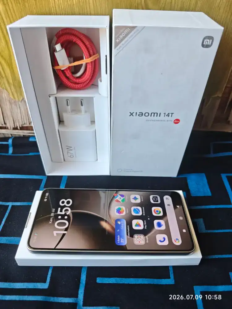 Xiaomi 14T 12/512 Fullset ori segel mulus no minus garansi 2027