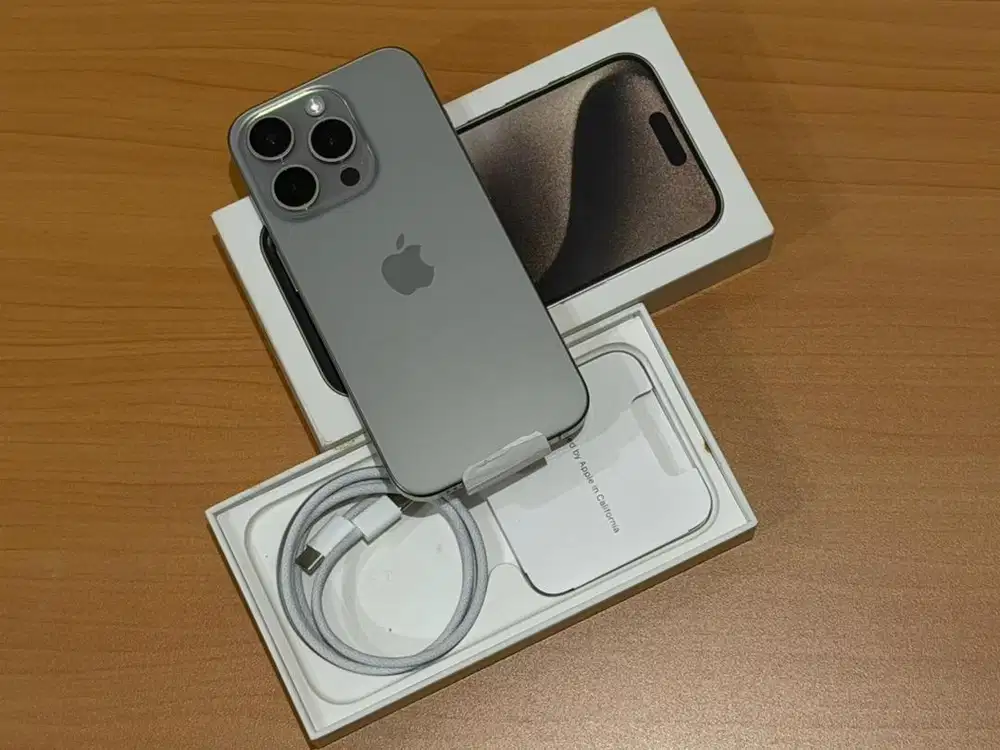 iPhone 15 Pro 256GB iBox BH89% Mulus Seperti Baru