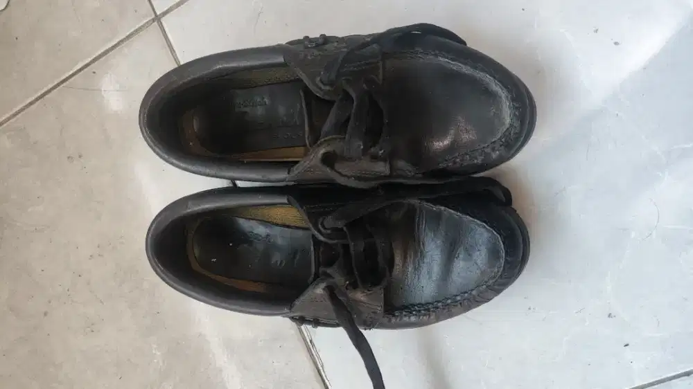 Vintage sepatu Flex-Stitch carvil - sepatu boot kulit casual klasik