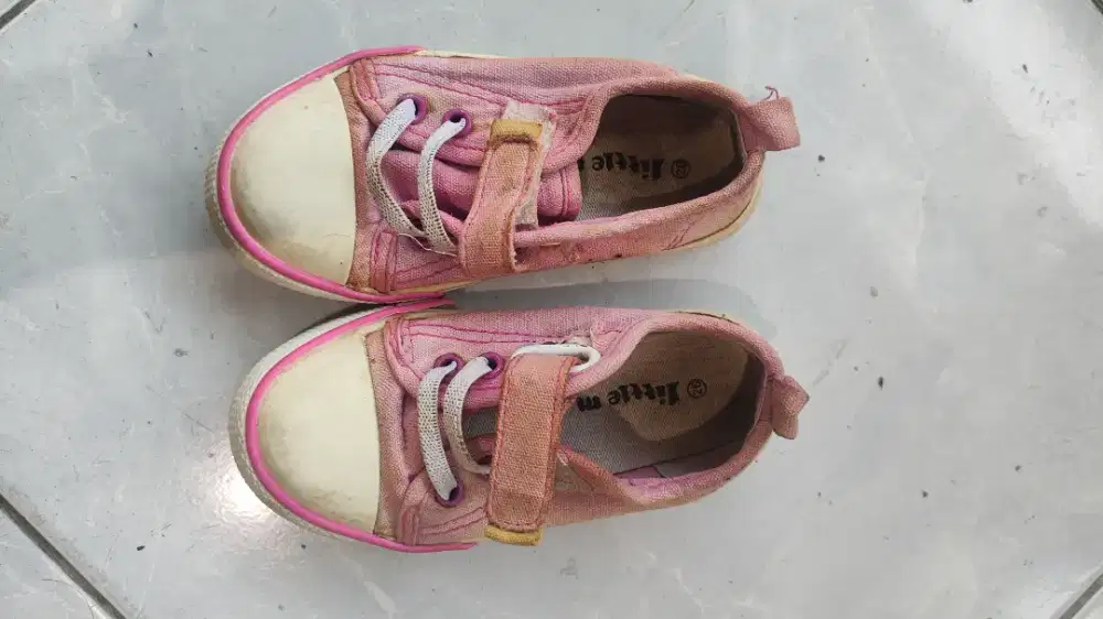 Sepatu Anak Little M Pink Velcro - Size 26
