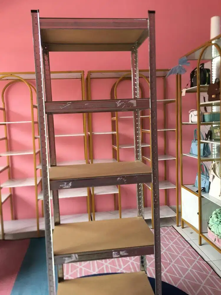 Rak Besi 5 Susun uk 90x180x40cm untuk penyimpanan