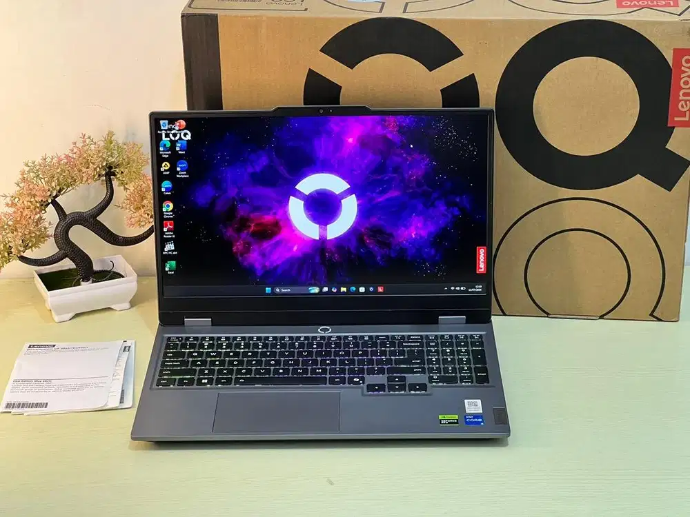 Lenovo LOQ 15 i5-13450HX RTX 5050 8 GB RAM 12 SSD 512 GB Garansi Resmi