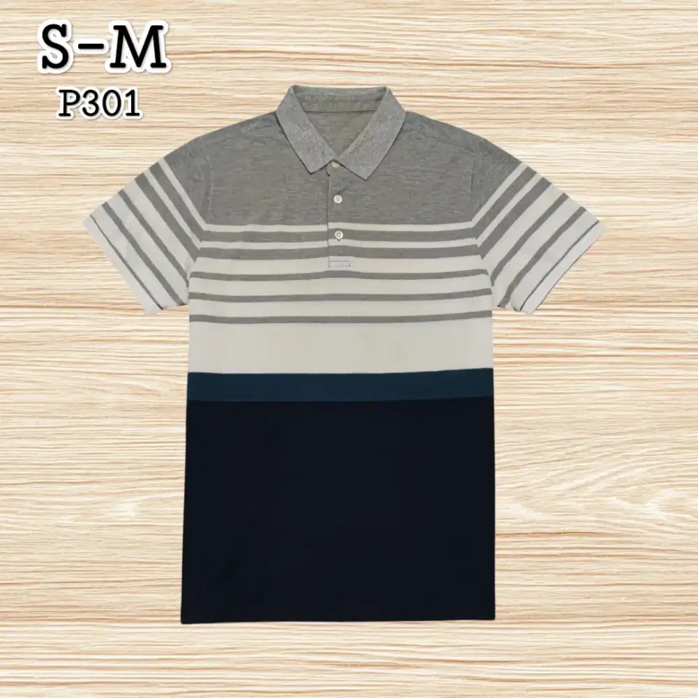 Unbrand Strip Polo Shirt