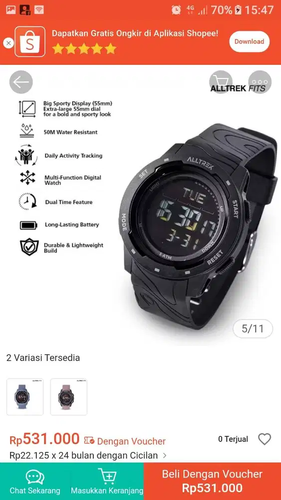 Jam tangan ALLTREX LYMAX