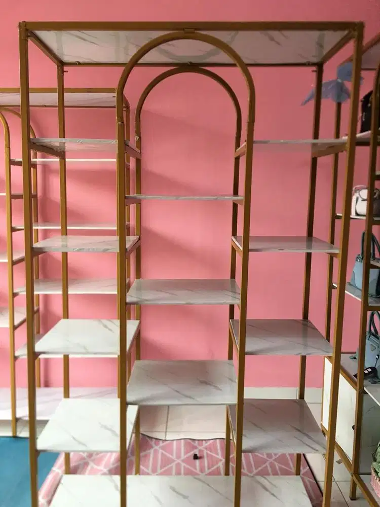 Rak Display 100x180cm Multifungsi GOLD 5 Susun