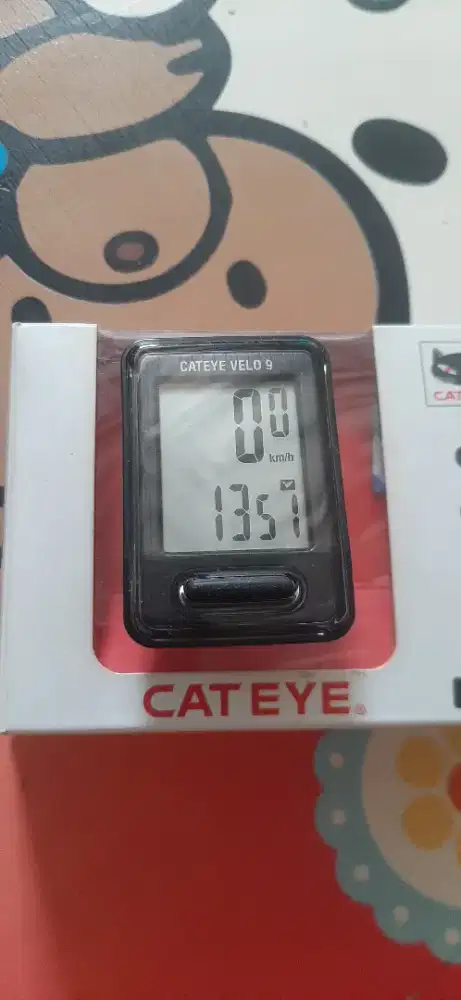 Spidometer sepeda Cateye velo 9