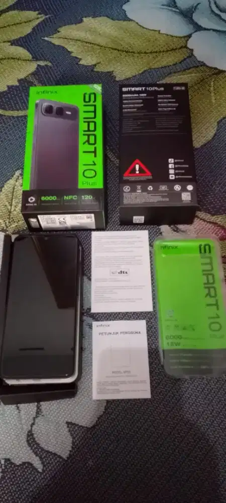 Infinix smart 10 plus NFC ram 8/128 full set