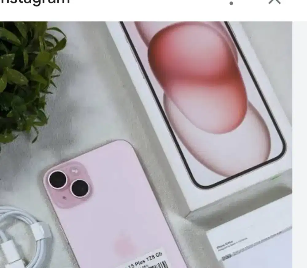 saya cari iphone 15 plus , kalau jual kabari