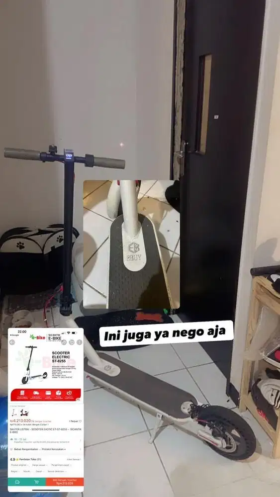 Scooter listrik made in Jepang