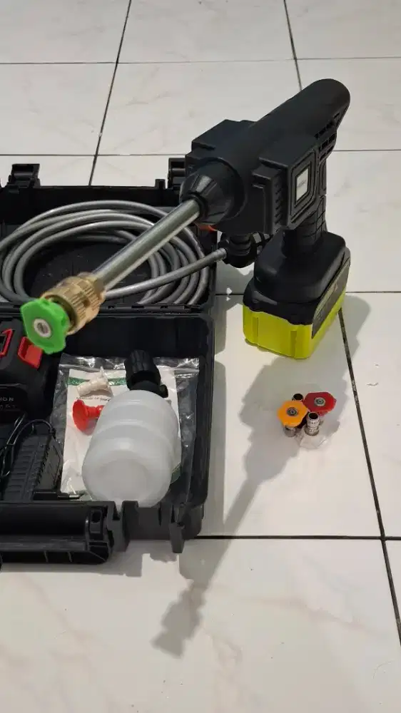 Cuci motor mobil jet cleaner merk Musiko paket lengkap