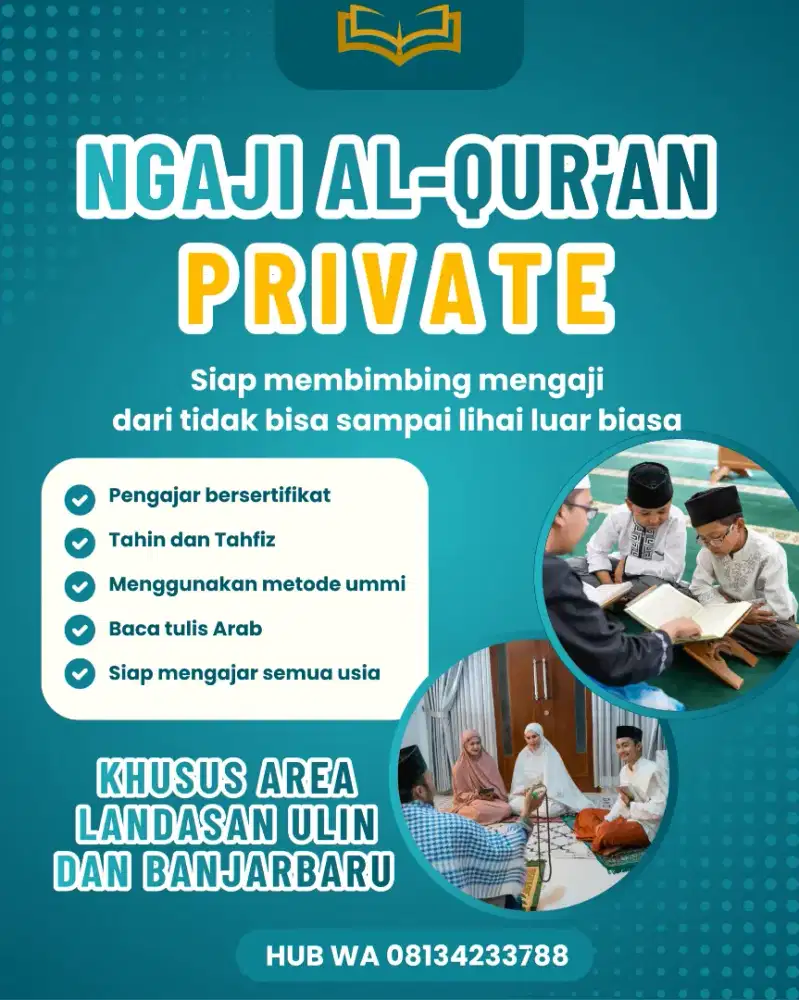 Jasa Bimbel Ngaji Al-Qur'an