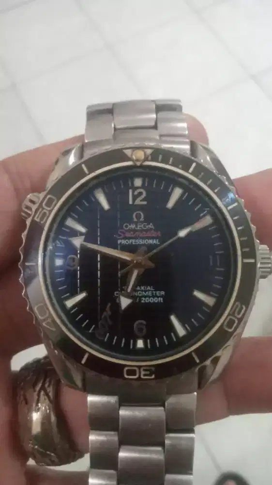 Jual jam tangan omega Sea master Professional matic.