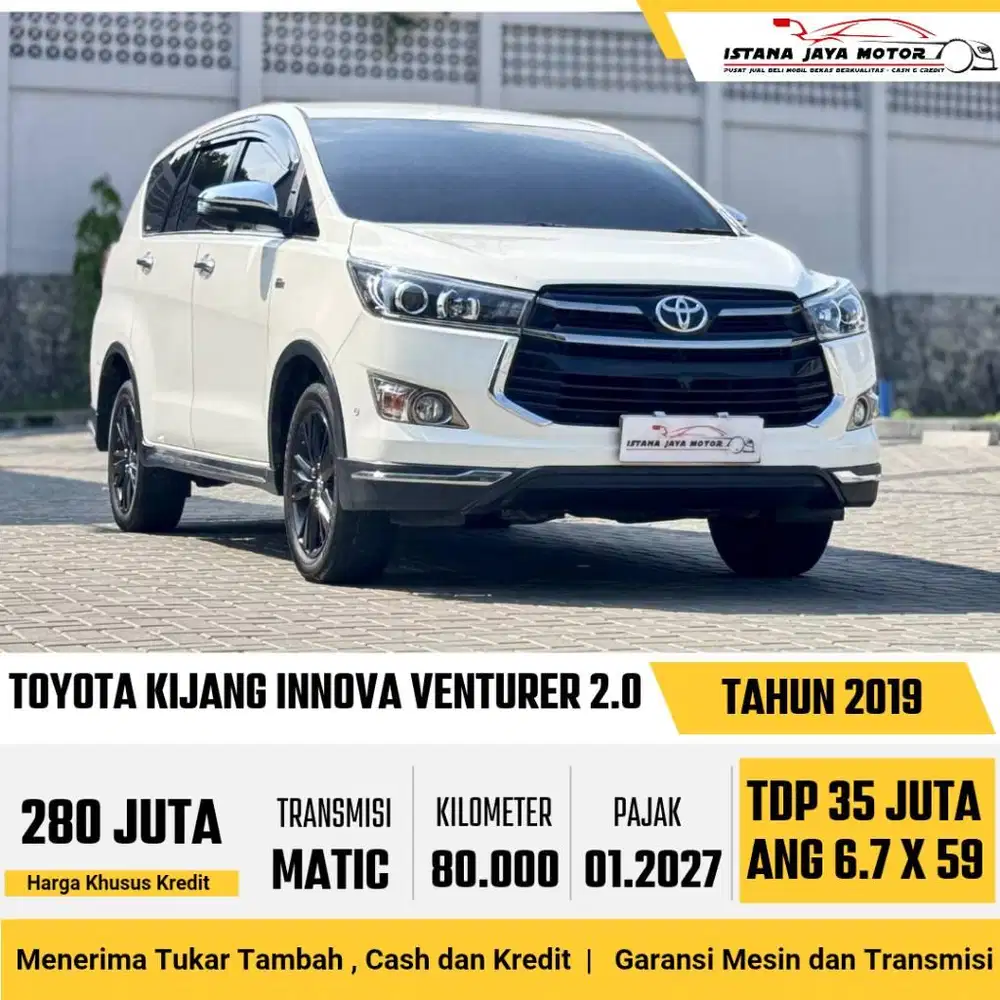 LOW KM !! Toyota Kijang Innova Venturer 2.0 Captain Seat 2019