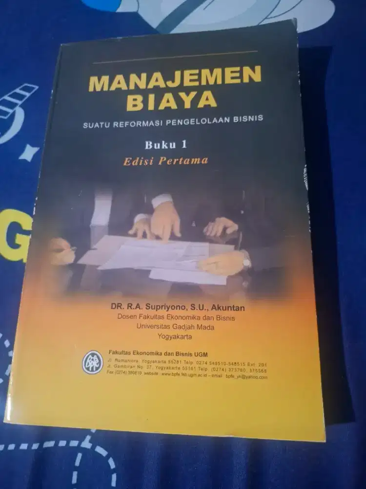 Buku Manajemen Biaya Edisi Kedua Buku 1