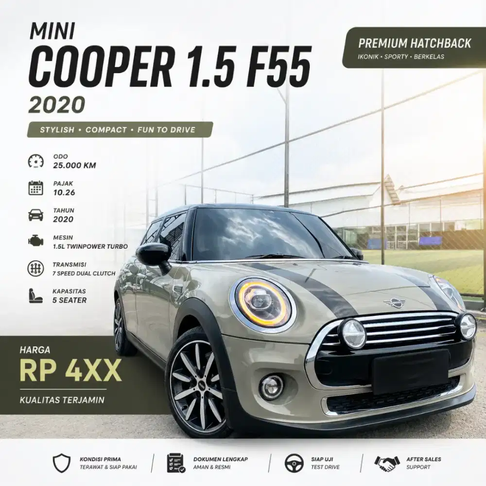 Mini Cooper 1.5 F55 5 Door 2021