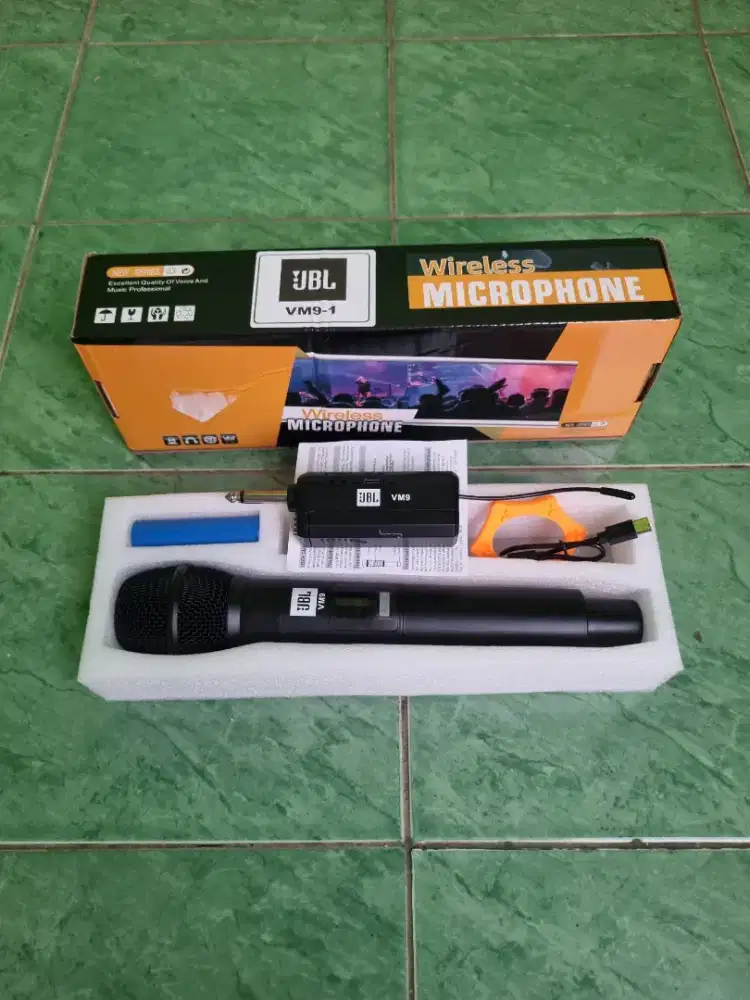 Mic Wireless Bluetooth JBL VM9 Karaoke Vocal • 100% NEW ORIGINAL •