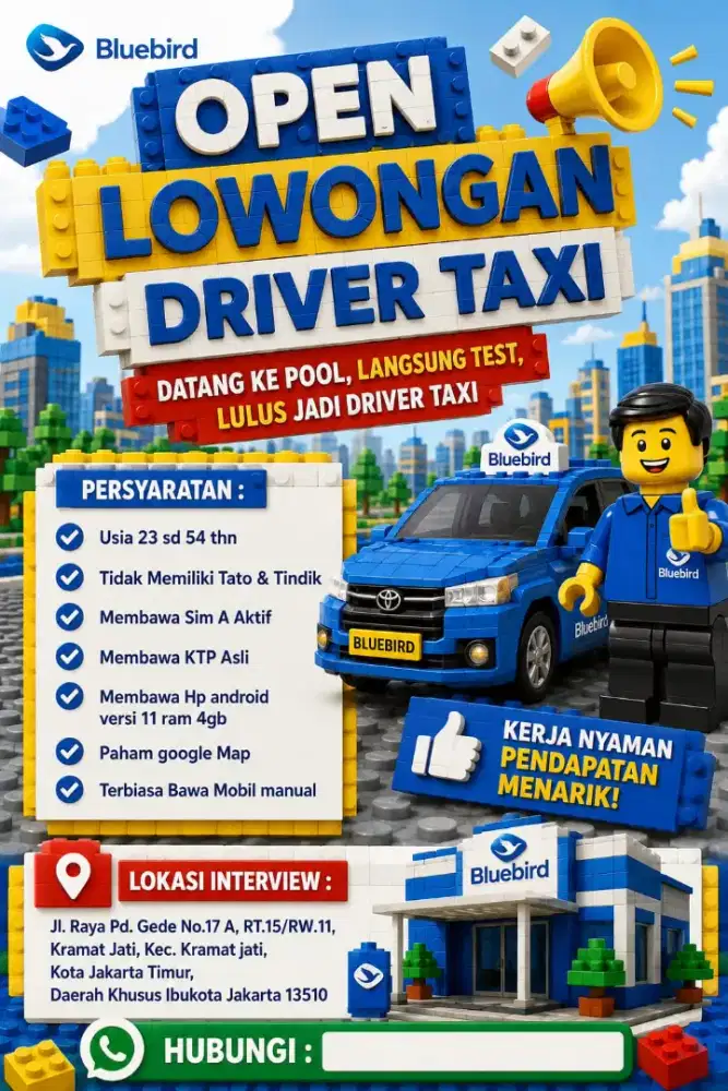 Driver Taksi Bluebird online dan bandara