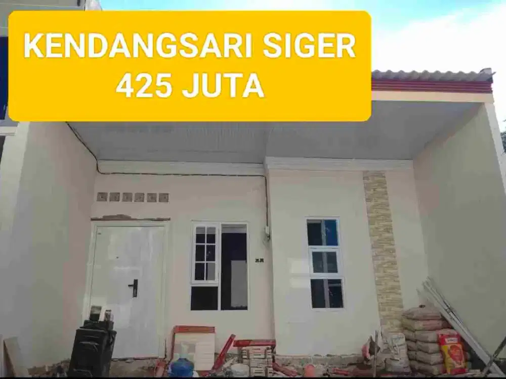 RUMAH BARU MINIMALIS DEKAT RUNGKUT INDUSTRI SIER LOKASI MINI CLUSTER KENDANGSARI KEC. TENGGILIS
