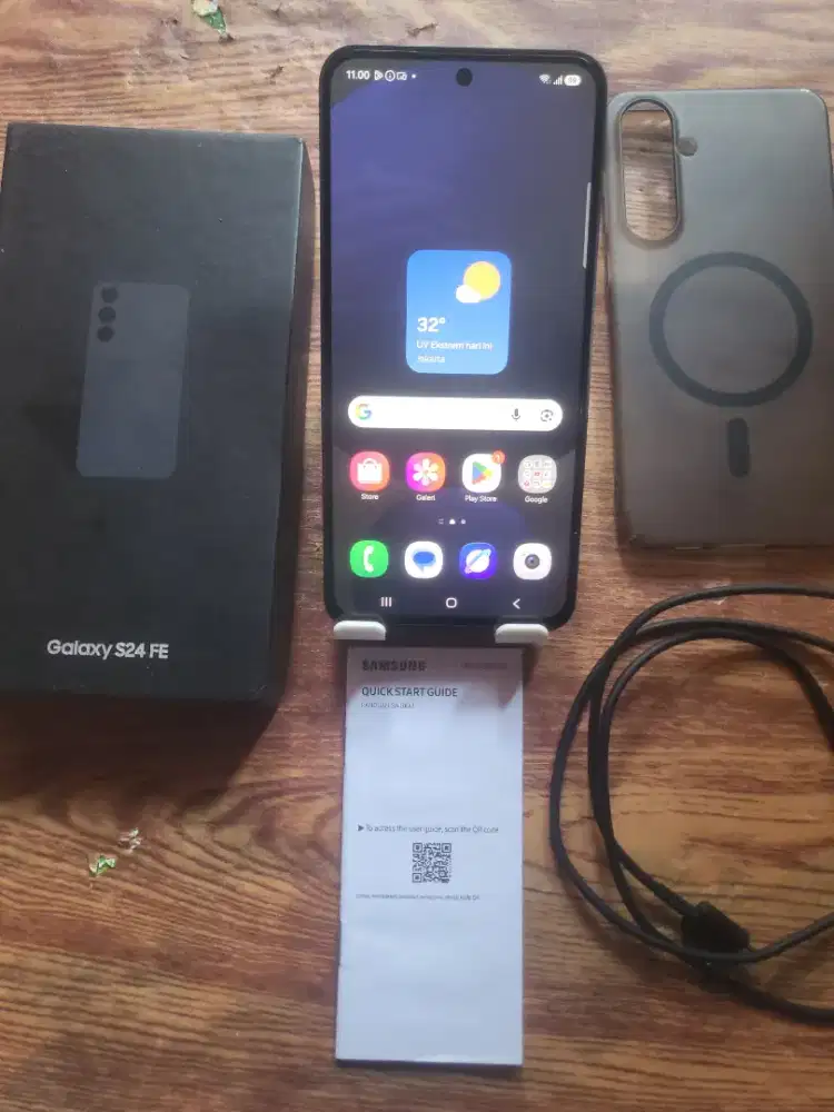 Samsung S24FE ram8/256gb 5G resmi sein fulset mulus no minus