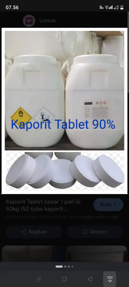 Kaporit tablet 90%