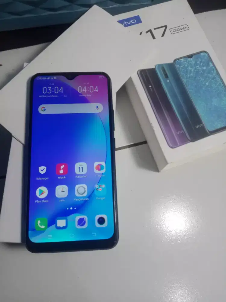 Hp Vivo Y17 Ram 8/256 full set