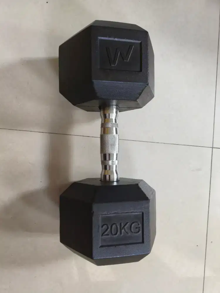 Dumbel 20 kg hexagonal