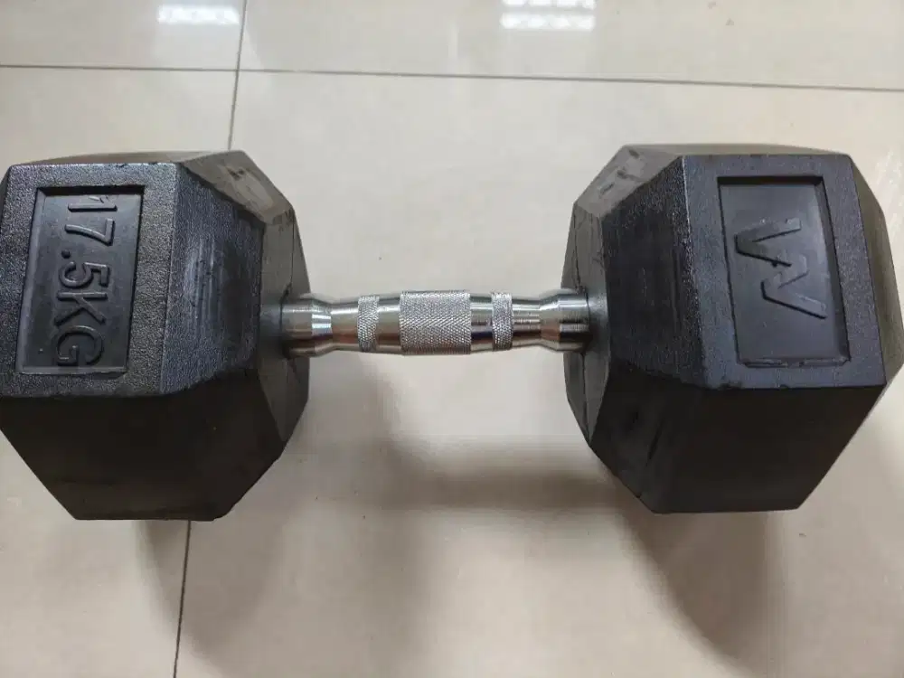 Dumbel 17,5 kg hexagonal