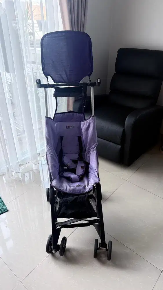 Stroller Cocolatte Pockit Lipat Super Compact Bekas - Ungu
