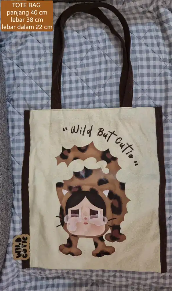 Preloved Tas Tote Bag Pop Mart Cry Baby Original
