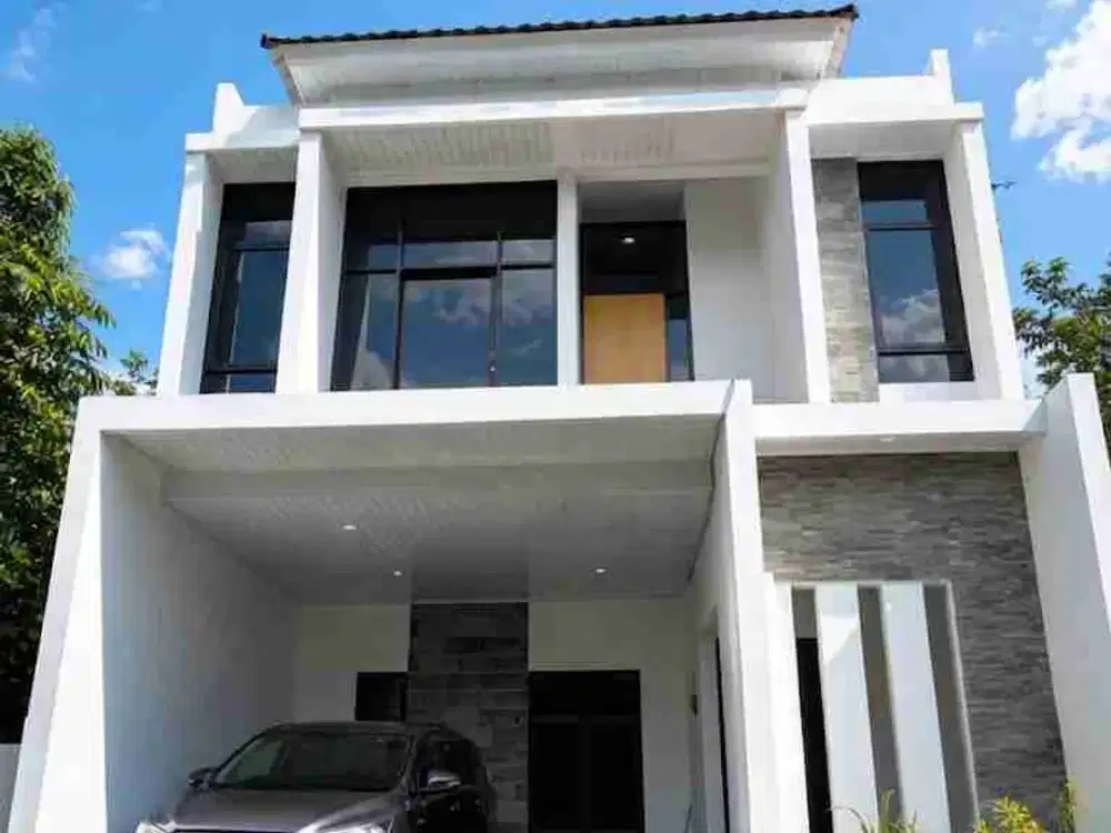 Rumah Sejuk Minimalis 2 Lantai Sumbang View Gunung Dan Sawah
