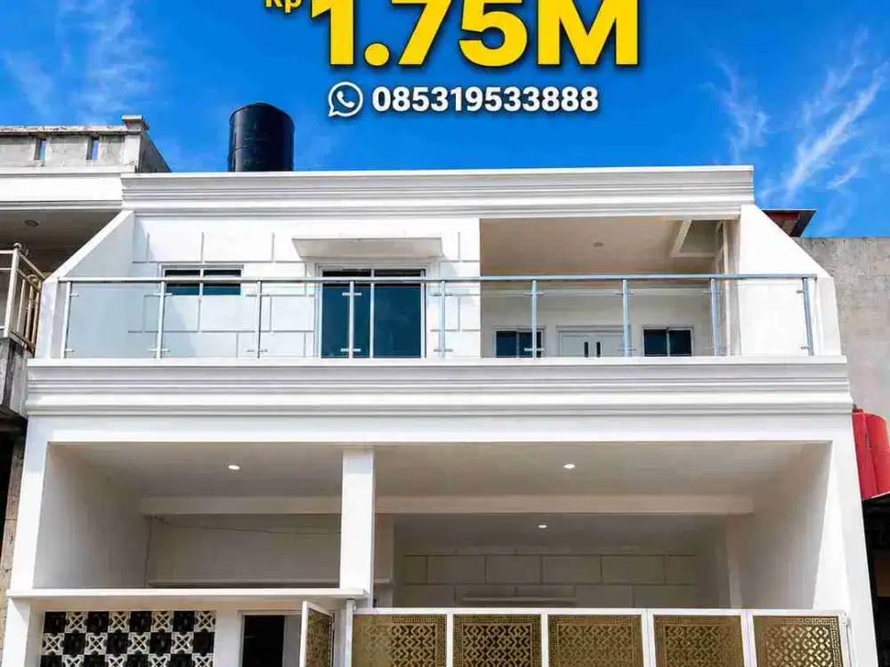 Wilson Rumah baru 2 lantai uk 8x12 di simprug poris