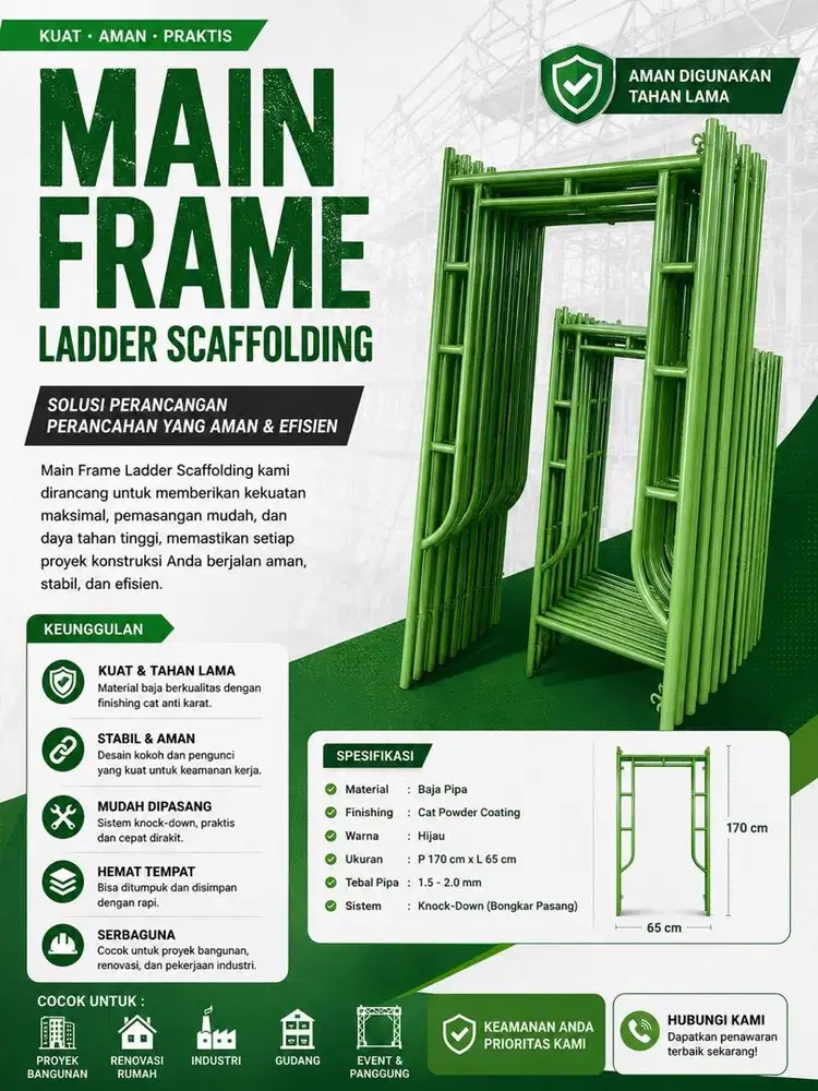 Main Frame Scaffolding - Siap Kirim