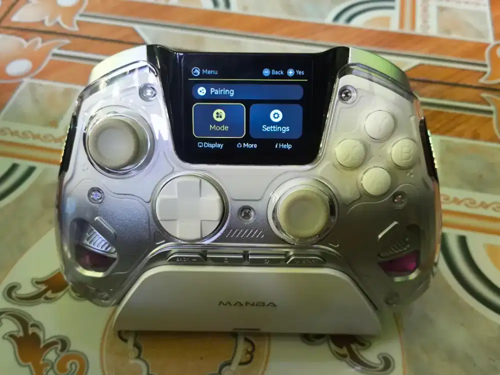 Manba One V2 White + Charging Dock Original | Hall Effect | Layar TFT