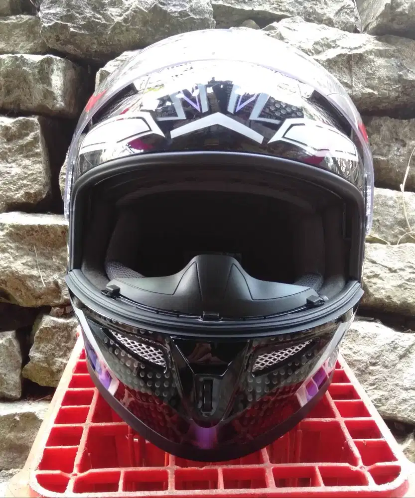 Helm Kyt k2 rider black pather