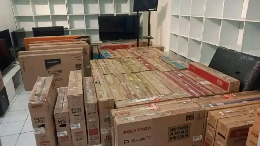 Dibeli tv bekas LED lcd plasma amplifier speaker kulkas AC dan