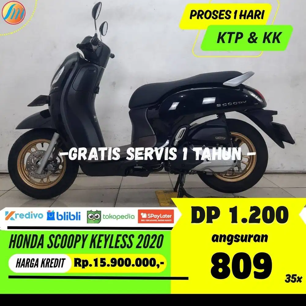KREDIT MURAH ANGSURAN RINGAN HONDA SCOOPY KEYLESS 2020 BERGARANSI