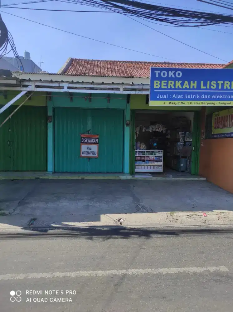 Sewa Ruko strategis di Ciater Serpong Tangsel Tangerang Selatan