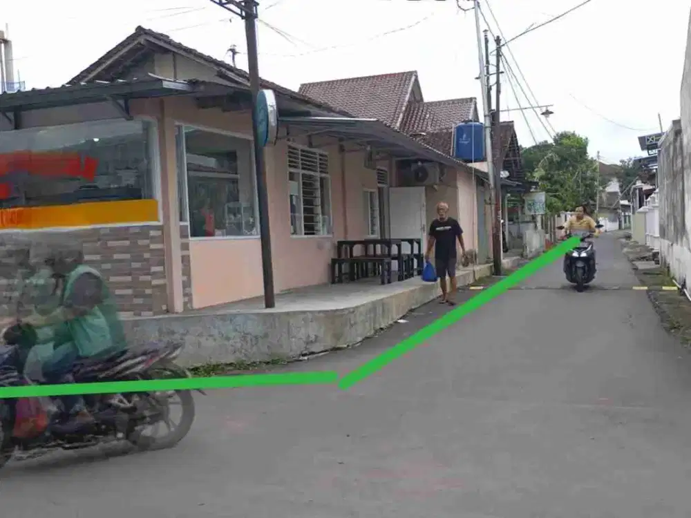 Tanah kavling murah pinggir jalan aspal kawasan Ring satu kampus UGM UNY