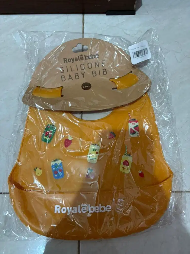 Royale bebe silicone baby bib juicy fruit