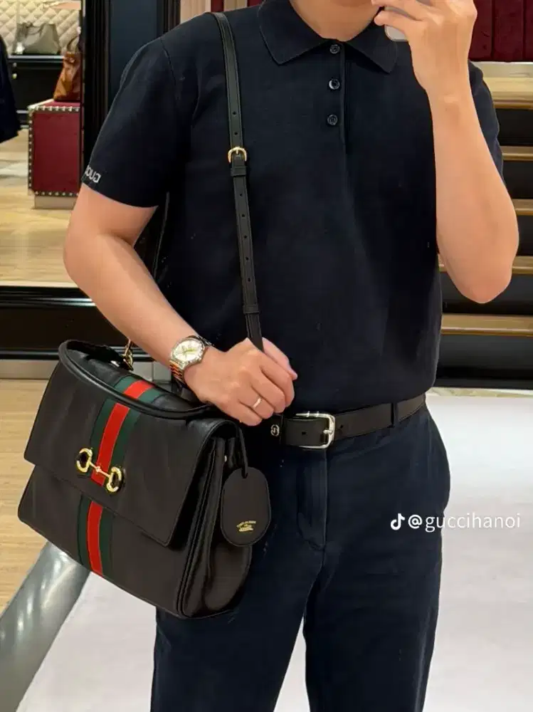 Tas Gucci Paparazzo Large Top Handle Bag