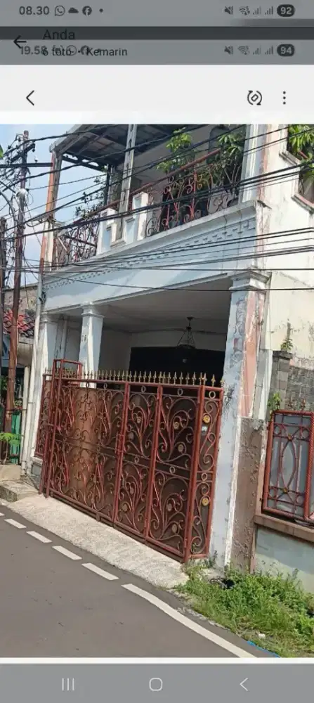 Jual Cepat Rumah komplek PTB Duren Sawit anti banjir