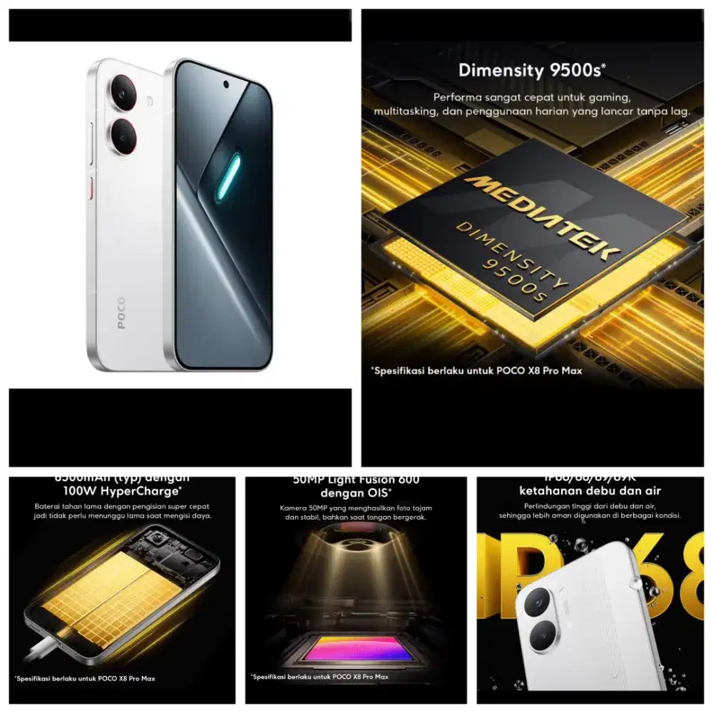 Poco x8 Pro Max 12/512 BNIB