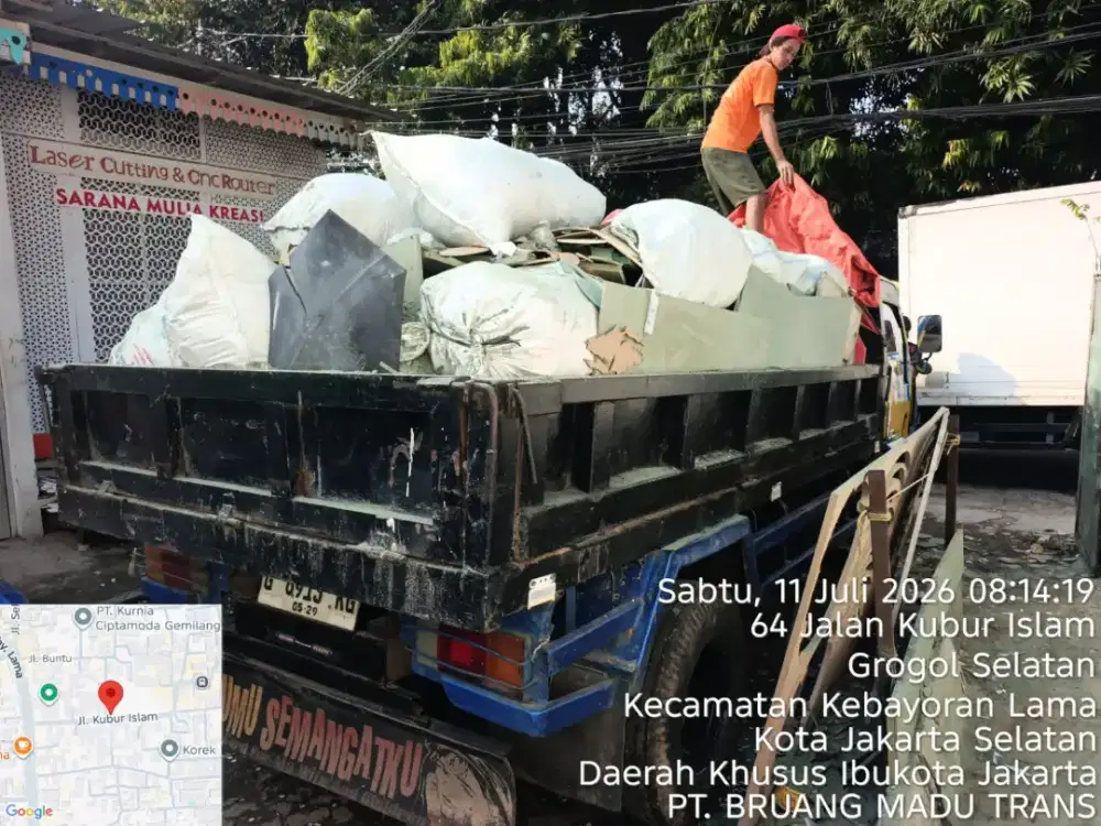 Jasa angkutan puing tanah urug dan buang sampah