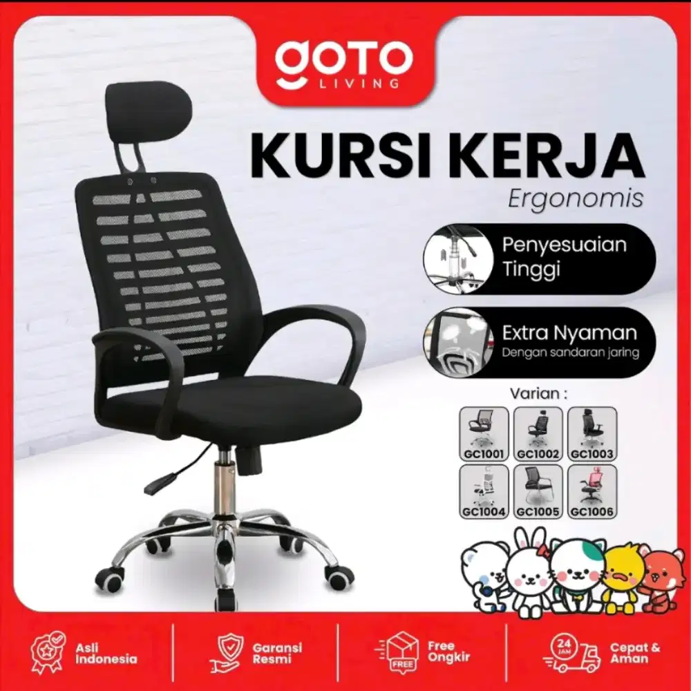 Kursi Putar Hidrolik Merk Goto