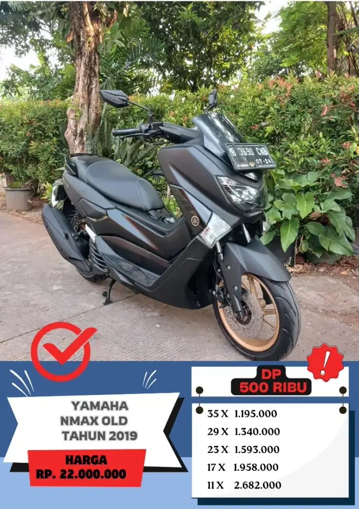 Yamaha Nmax Old Tahun 2019 DP 500Ribu