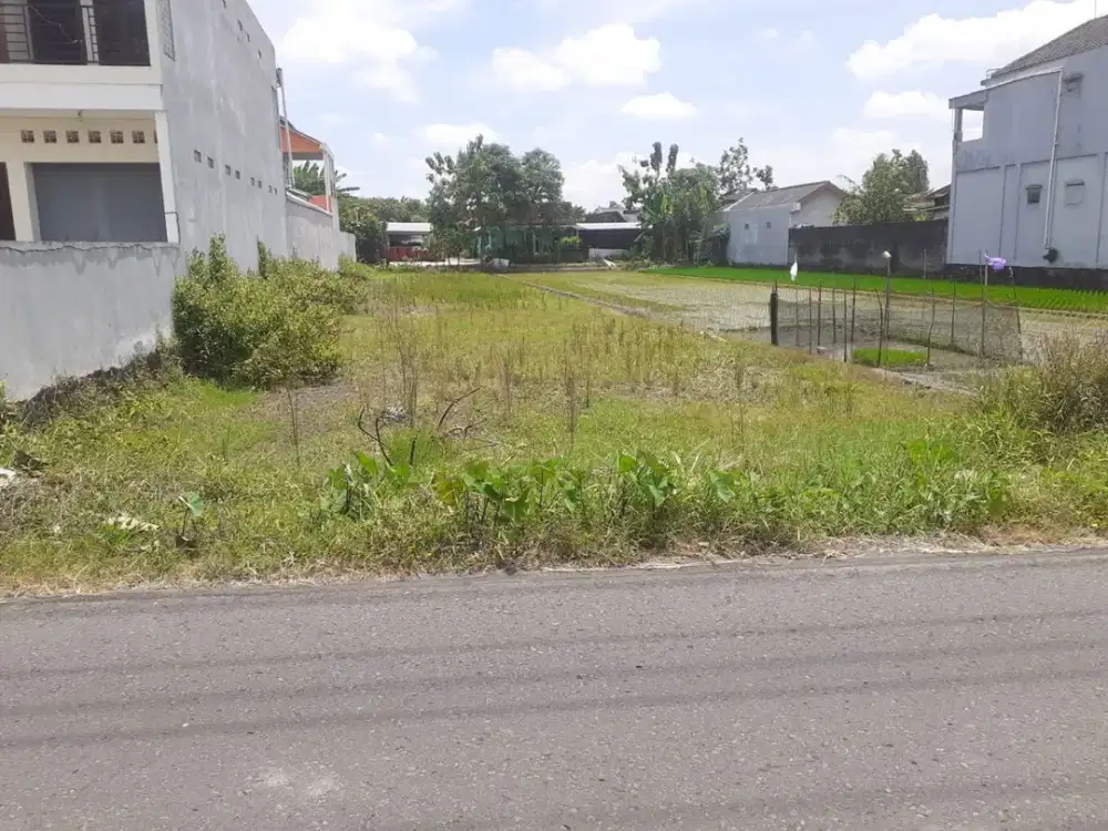 SEWON 780m2 LD12m SHMS Tepi Jalan Pendowoharjo, Bantul Dekat Tembi, Cepit, Jl Parangtritis, Jl Bantul, ISI Cocok Rumah Mewah, Gudang, Kantor, Usaha