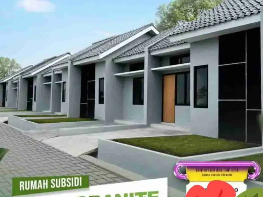 JUAL RUMAH BARU 166 Juta di Teras - Boyolali (Harga Subsidi Kualitas Perumahan Komersial)