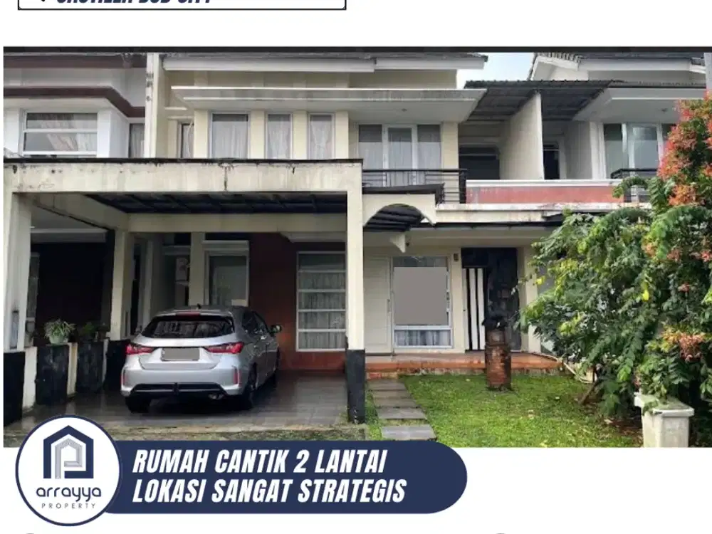 DIJUAL RUMAH 2 LANTAI LINGKUNGAN SANGAT TENANG DAN NYAMAN DI CLUSTER CASTILLA BSD CITY (ARB130)